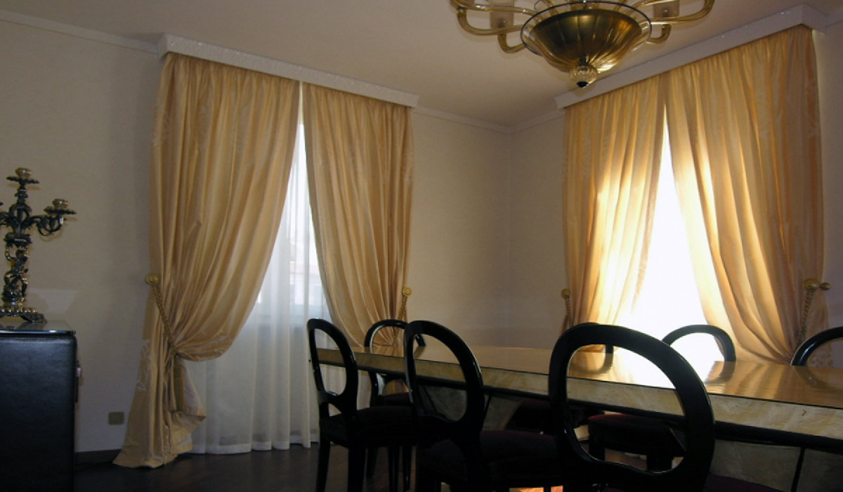 Tende per salone eleganti : tende bianche per camera da letto ...